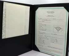 Tiffany & Co 0.22ct round brilliant cut diamond engagement ring