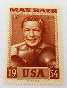 1934 Max Baer CZ. Slania Stamp - Boxers Series