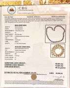Jaw Dropping Brand New European Oval Shaped Cabochon-Cut 45.00CTW Kyanite & 12.00CTW Diamond Necklac
