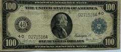 $100 Cleveland Series of 1914 FRN.