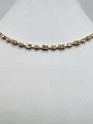 4.35ctw F, VVS1 lab grown diamond with 14k gold Bracelet