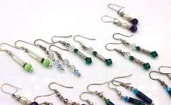 Group lot of Vintage 925 sterling silver earrings