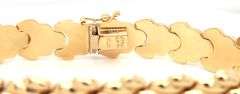 Stunning Stampatto 14K YG Bracelet