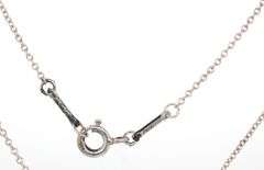Tiffany & Co D initial pendant on chain