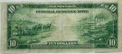 $ 10 Series of 1914  Scarcer FR911c FRN