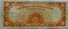Clean $10 1922 Series Gold Certificate