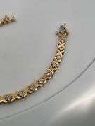 CERTIFIED BRAND NEW 14K YELLOW GOLD DIAMOND BRACELET