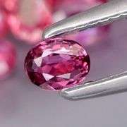 Collectors 4.15ct violet red Ruby set -Untreated!!!
