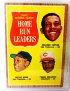 1961 National League Home Run Leaders Baseball Card