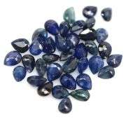 Gorgeous 12.07ct deep blue Sapphire set