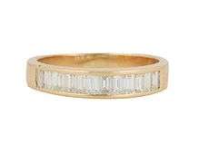 0.85ctw Baguette Diamond Channel Set Wedding Band Ring in 18K