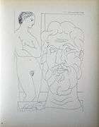 PABLO PICASSO, MODEL AND SCULPTURED HEAD