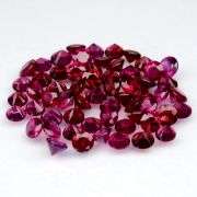 Heavy! 15.19ct violet pink Rhodolite Garnet set!