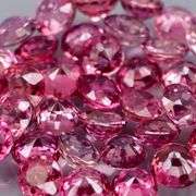Untreated!!! Rose red!!! 3.93ct set of natural Sapphires!