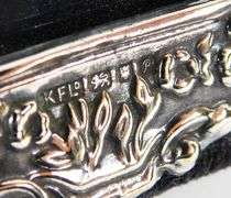 2 Vintage English Sterling Silver Miniature Frames