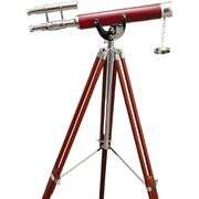 Brass Double Barrel Telescope