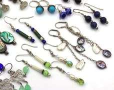 Group lot of Vintage 925 sterling silver earrings