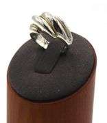 Tiffany & Co vintage 2 tone carved dome ring