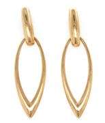 Feminine 14k Yellow Gold Dangle Earrings