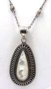 925 Sterling Silver BA Suarti Bali Mother Of Pearl Necklace