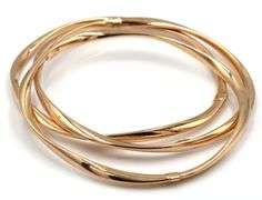 Itaor Italy 925 Sterling Silver Set Of Three Bangles