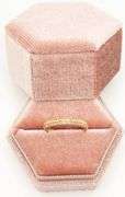 14kt Solid Yellow Gold Diamond Band