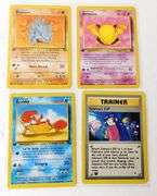 8 Pokémon 1999 1st Edition Trade Cards