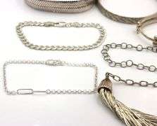 Group lot of 7 bracelet in 925 sterling silver