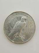 1922 Silver Peace Dollar, Rim Ding