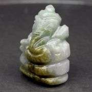 Real! 37.79ct untreated Burmese jade Ganesh!