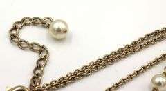 Chanel crystal and pearls coronation CC layered necklace