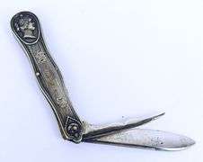 Ladies Antique Victorian Sterling Pocket Knife