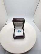 9.19ct emerald cut blue Topaz