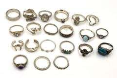 Group lot of Vintage 925 sterling silver rings