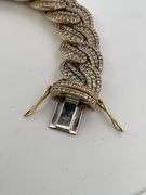 CERTIFIED 14K YELLOW GOLD MIAMI CUBAN LINK DIAMOND BRACELET