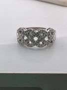 CERTIFIED BRAND NEW 14K WHITE GOLD DIAMOND ENGAGEMENT RING