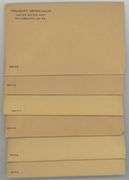 4 1959 and 2 1961 UNOPENED Silver Proof Sets in original envelopes