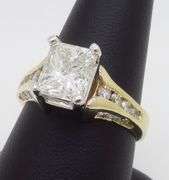 GIA Certified 3.87CTW Earth Mined Diamond Ring