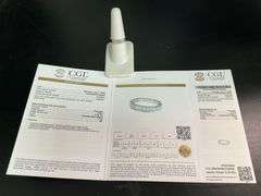 CERTIFIED BRAND NEW 14K WHITE GOLD DIAMOND BAND