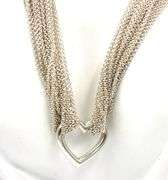 Tiffany & Co multi strand heart toggle necklace