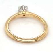 Tiffany & Co 0.22ct round brilliant cut diamond engagement ring