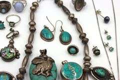 Vintage 925 sterling silver group lot of mixed jewelry