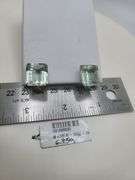 Rare and Elegant Green Beryl Earrings in 18K White Gold with Lever Backs