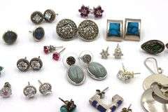 Group lot of Vintage 925 sterling silver earrings