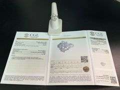 CERTIFIED BRAND NEW 18K WHITE GOLD DIAMOND RING