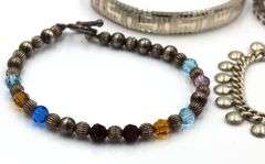 Group lot of 4 Vintage 925 sterling silver bracelets