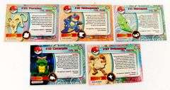 5 1991 Pokémon TV Animation Series Trade Cards