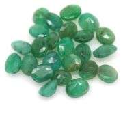 Rich emerald green 8.04ct 24pc Emerald set