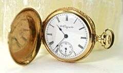 Beautiful 14K Multi-Color Gold Ladies Pocketwatch