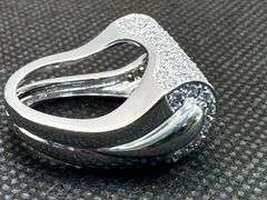 14K White Gold Diamond Cluster Ring